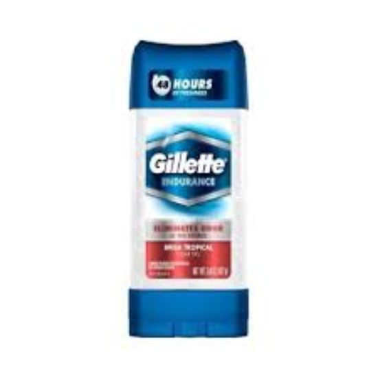 GILLETTE ENDURANCE ELIMINATES ODOR DEODRANT GEL 107 G