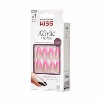 KISS SALON  ACRYLIC  FRENCH 28 PCS (62287)