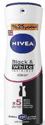 NIVEA BLACK&WHITE 150 ML SPRAY FOR WOMAN OFF 25%