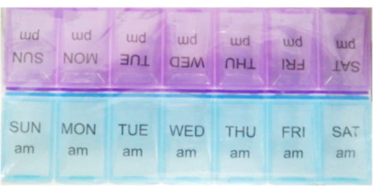 O.CARE PILL BOX 14 DAYS منظم جرعات