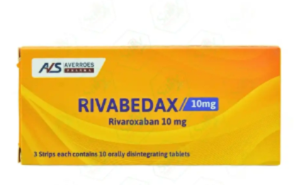 RIVABEDAX 10 MG 30 TAB 259.5 LE