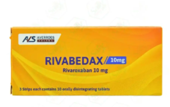 RIVABEDAX 10 MG 30 TAB 259.5 LE