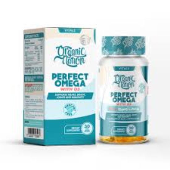 ORGANIC NATION PERFECT OMEGA 3 WITH D3 90 CAP