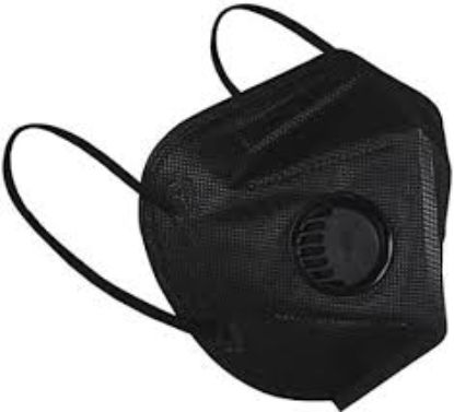 FACE MASK KN95 بفلتر  أسود