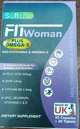 SOFILIF FIT WOMAN PLUS OMEGA-3+30 CAP MULTIVITAMINS 30 TAB 770 LE