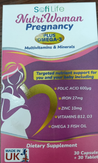SOFILIF NUTRI PREGNANCY MULTIVT &OMEGA 30 TAB +30 CAP