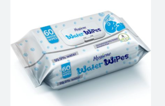 EXTRA HYGIENE WATER WIPES 60PCS