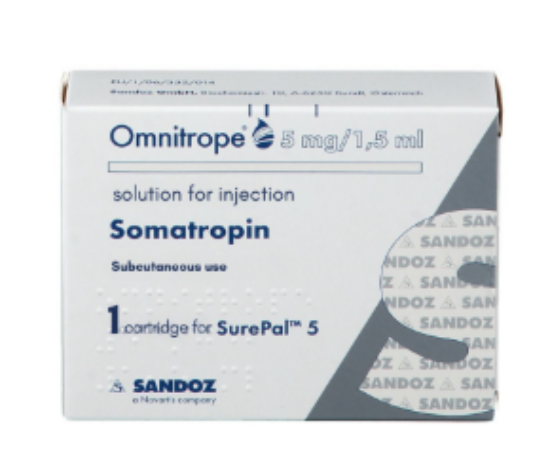 OMNITROPE 5MG/1.5ML 1300 LE
