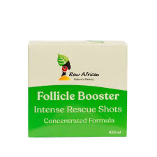 RAW AFRICAN FOLLICLE BOOSTER INTENSE RESCUE SHOTS   AMPOULES 8*5 ML