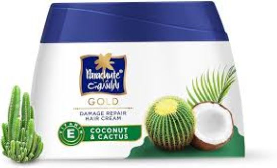 PARACHUTE GOLD HAIR  CREAM WITH COCONUT& CACTUS 140 GM