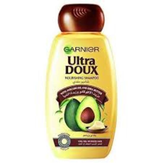 GARNIER ULTRA DOUX  SHAMPOO 400 ML  بزيت الافوكادوزبدة الشيا