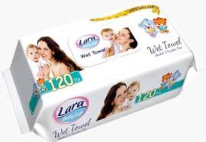 LARA BABY SOFT WIPES WET TOWEL 120 PCS