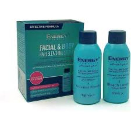 ENERGY FACIAL & BODY HAIR BLEACHING SYSTEM 60 ML 40 ML
