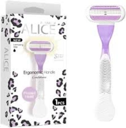ALICE ERGONOMIC HANDLE 1 RAZOR + 3 BLADE موف