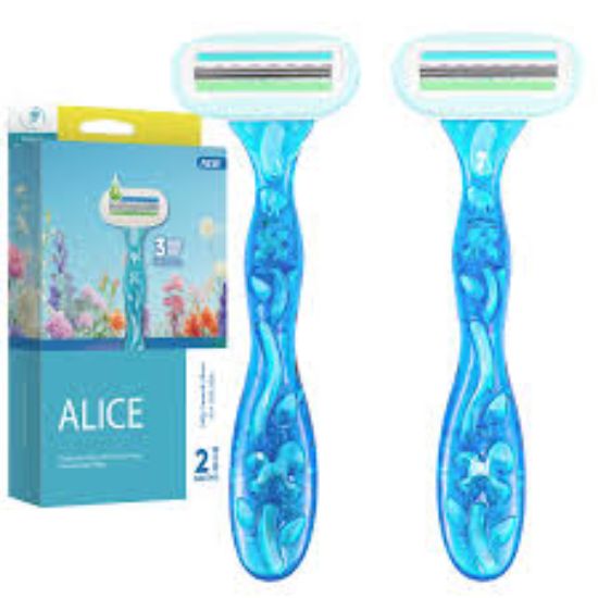 ALICE  2 RAZOR 3 BLADE للبشره دهنيه
