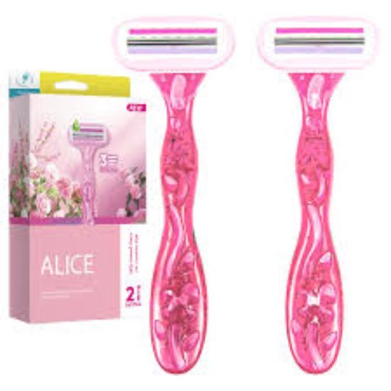 ALICE  2 RAZOR 3 BLADE للبشره حساسة