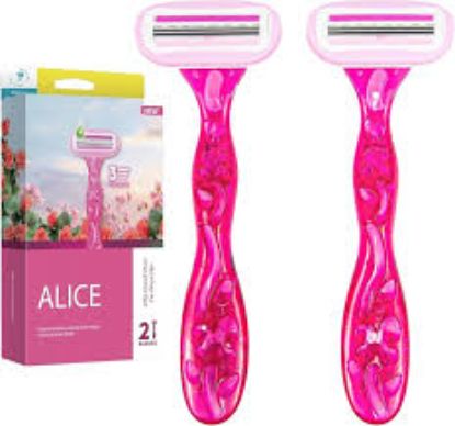 ALICE  2 RAZOR 3 BLADE للبشره مختلطة