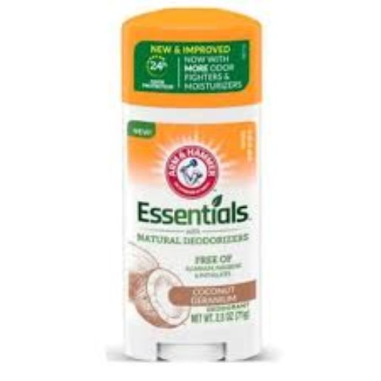 ARM& HAMMER ESSENTIAL COCONUT GERANIUM DEODORANT 71 GM