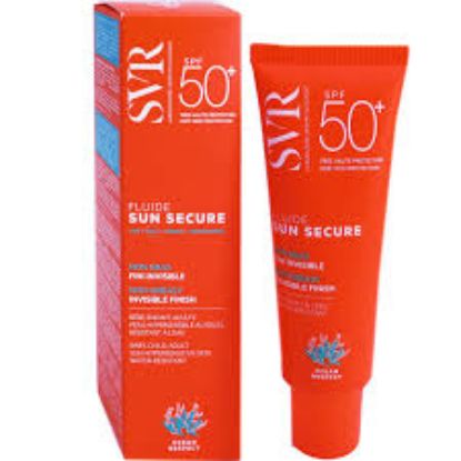 SVR SUN SECURE  FLUIDE SPF50+  DRY TOUCH FINISH INVISIBILE 50 ML