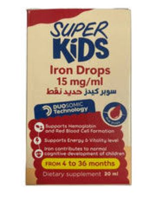 SUPER KIDS IRON DROPS 15 ML 150 LE
