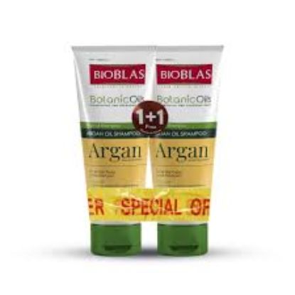 BIOBLAS BOTANIC OILS ARGAN SHAMPOO 250 Ml OFF1+1شامبو بالارجان