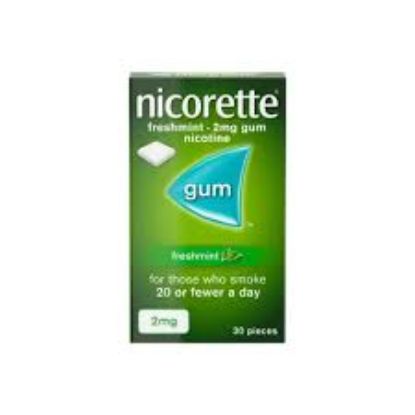 NICORETTE GUM NICOTINE 2 MG 30 PIECES 161 LE