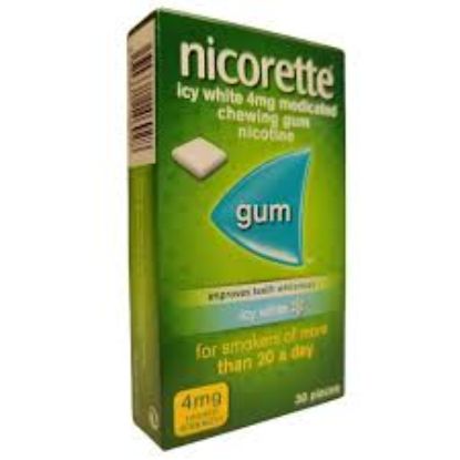 NICORETTE GUM NICOTINE 4 MG 30 PIECES 161 LE