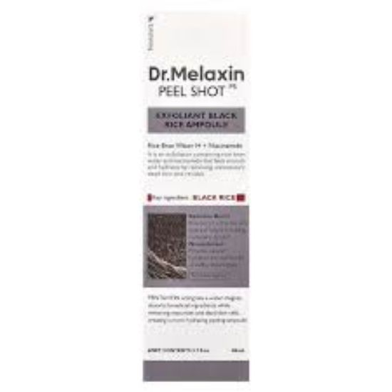DR MELAXIN PEEL SHOT EXFOLIATING BLACK RICE AMPOULE 80 ML