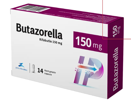 BUTAZORELLA 150 MG 14 CAPS 610 LE