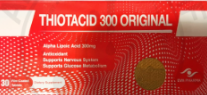 THIOTACID ORIGINAL 300 MG 30 CAP 165 LE