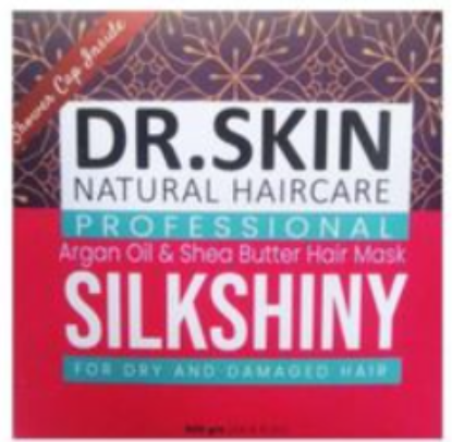 DR SKIN SILK SHINY HAIR MASK WITH ARGAN OIL SHEA BUTTER 300 GM