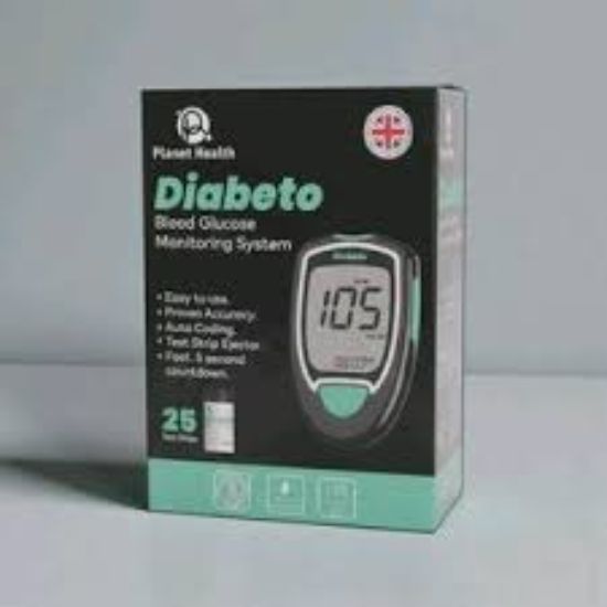 PLANET HEALTH DIABETO STRIP جهاز سكر + 25