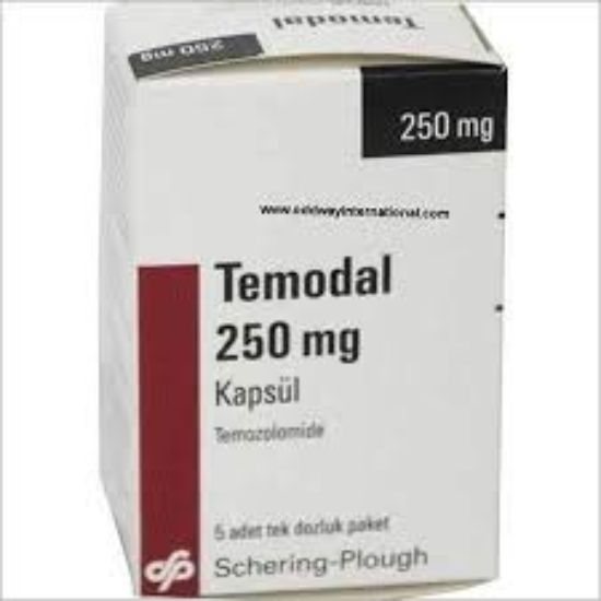 TEMODAL 250 MG 5 HARD CAPSULES 6552 LE