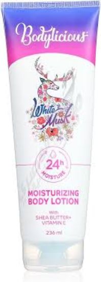 BODYLICIOUS MOISTURIZING BODY LOTION WHITE MUSK 236 ML