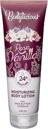 BODYLICIOUS MOISTURIZING BODY LOTION ROSE VANILLA 236 ML