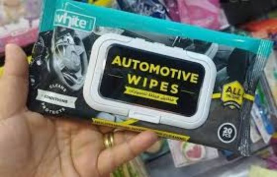 WHITE AUTOMOTIVE  WIPES 20 PCS