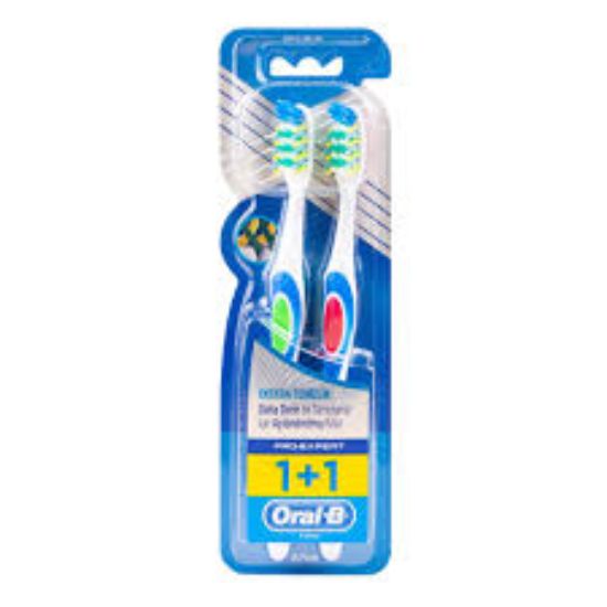 ORAL- B EXTRA CLEAN MEDIUM 1+1 فرشاه