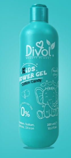 DIVOL KIDS SHOWER GEL COTTON CANDY 300ML