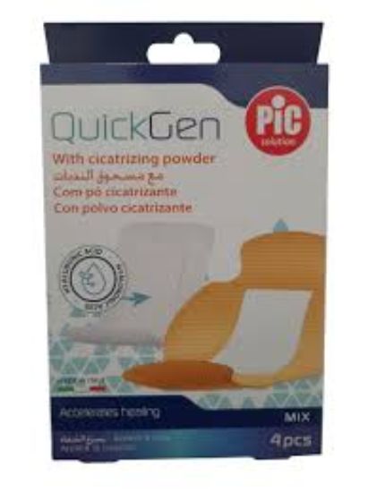 PIC QUICK GEN  WITH CICATRIZING POWDER MIX 4 PCS