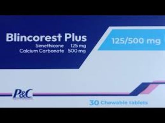 BLINCOREST PLUS  125/500 MG 30 CHEWABLE TAB 99 LE
