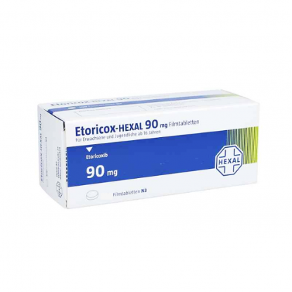 ETORICOX-HEXAL 90 MG 30 TAB 306 LE