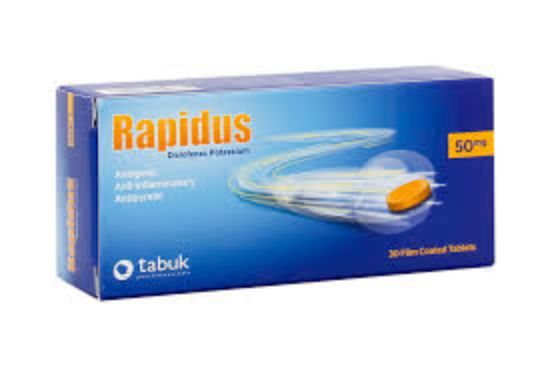 RAPIDUS 50 MG 30 TAB 90 LE
