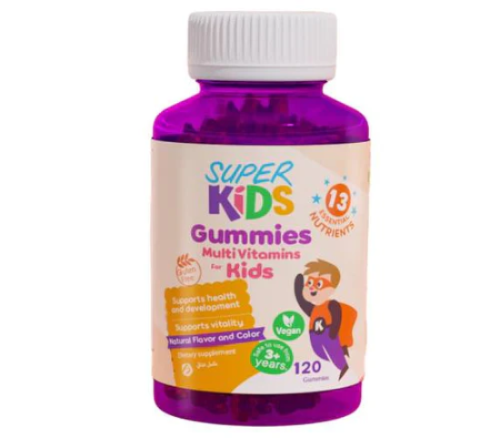SUPER KIDS GUMMIES MULTI VITAMINS KIDS 60 CAPS 190 LE