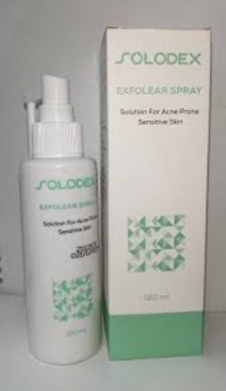 SOLODEX EXFOLEAR SPRAY FOR ACNE PRONE SENSITIVE SKIN 120 ML