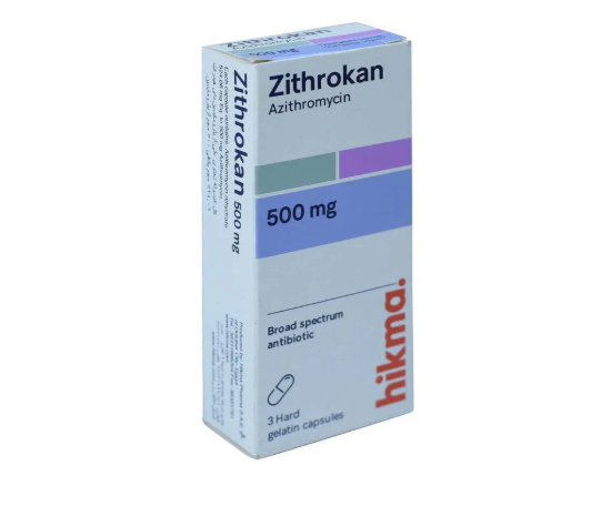 ZITHROKAN 500 MG 5 CAP 127 LE