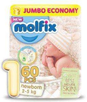 MOLFIX 1 NEWBORN 2-5 KG 60PCS
