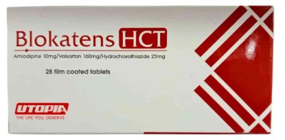 BLOKATENS HCT 10/160/25 MG 28 TAB (218 LE)