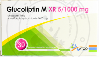 GLUCOLIPTIN M XR 5/1000 MG 30 TAB 198 LE