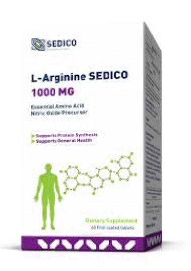 L-ARGININE 1000 MG SEDICO 60 TAB 350 LE