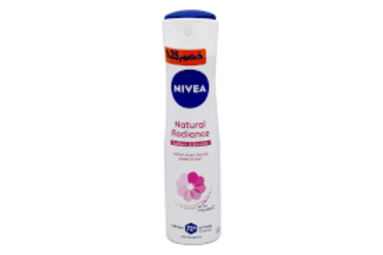 NIVEA NATURAL RADIANCE SPRAY 150 ML (%25)
